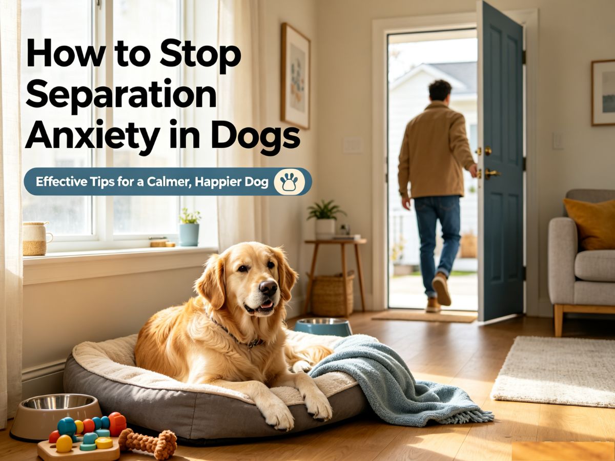 How to Stop Separation Anxiety in Dogs: Effective Tips