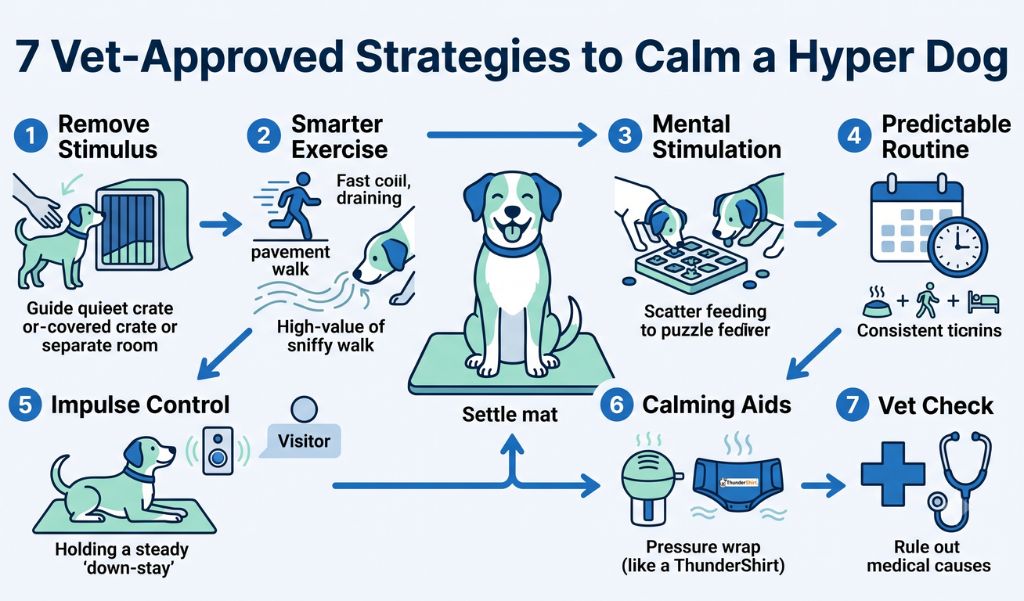 7 vet approved strategies to clam a hyper dog